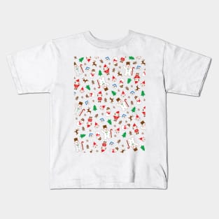 Cute Christmas Pattern Kids T-Shirt